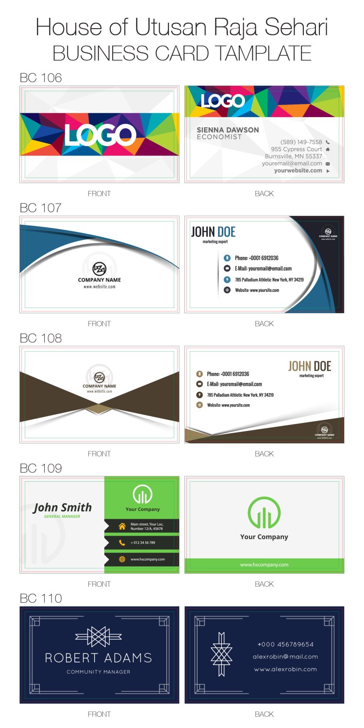 HofURS Business Card Tamplate 05-02