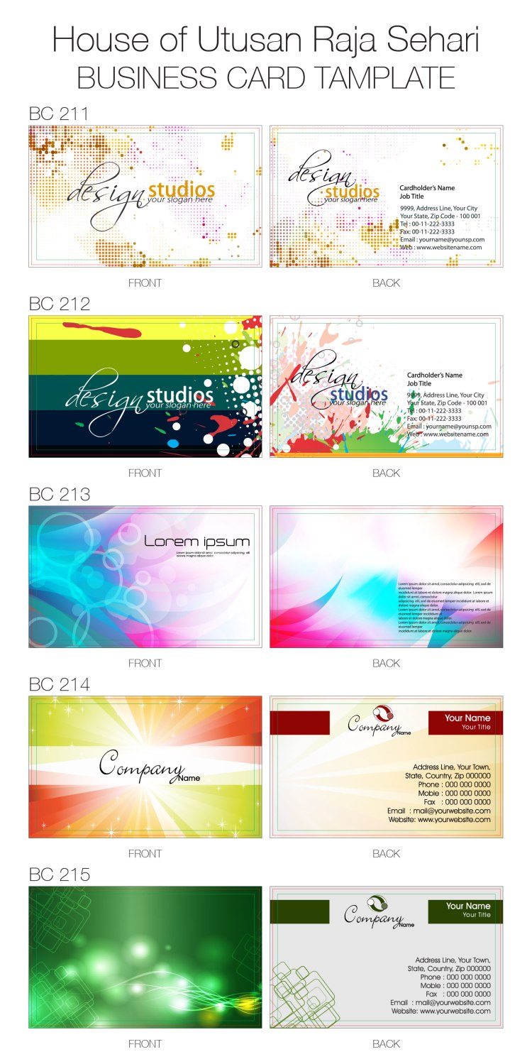 HofURS Business Card Tamplate 09-03